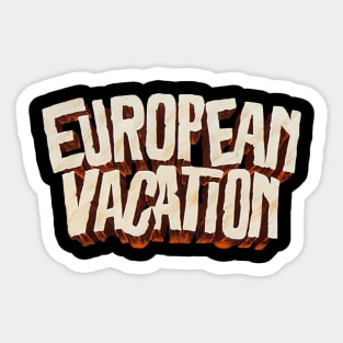 European Vacation Sticker